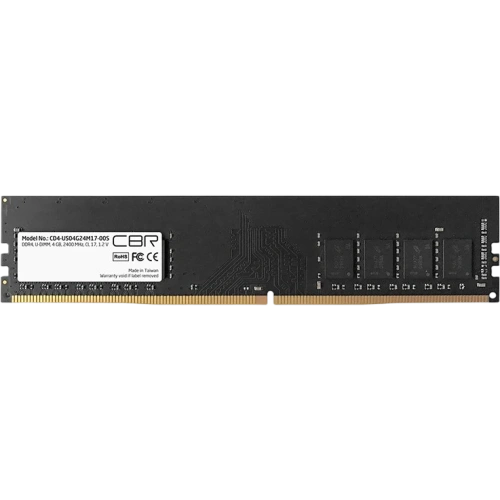 Модуль памяти CBR DDR4 DIMM (UDIMM) 4 GB PC4-19200 [ CD4-US04G24M17-00S]