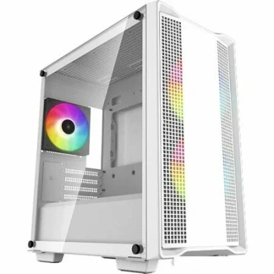 Компьютерный корпус DeepCool CC360 WH ARGb (R-CC360-WHAPM3-G-1) (mATX, без БП, 2xUSB, с окном)