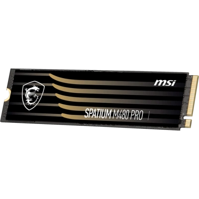 Накопитель SSD MSI SPATIUM M480 PRO, 4Tb, PCIe 4.0 x4, M.2 2280, NVMe, R/W 7400/7000 [S78-440R050-P83]