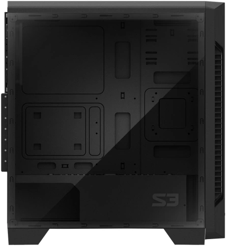Компьютерный корпус Zalman S3 черный без БП ATX 2x120mm 2xUSB2.0 1xUSB3.0 audio bott PSU [S3]