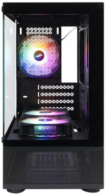 Компьютерный корпус 1STPLAYER MIKU Mi2-A черный [Mi2-A-BK-2F1R-1F1]