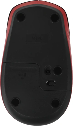 Мышь беспроводная Logitech M190 красный, 1000 dpi, USB, кнопки - 3 [910-005926]