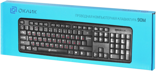 Клавиатура Oklick 90M проводная, USB, черный [90M]