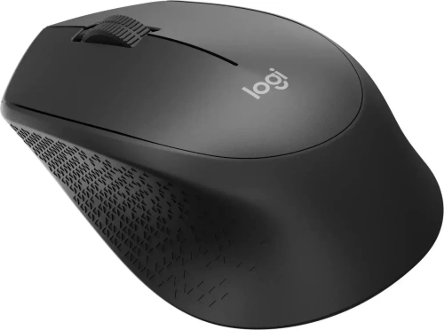Мышь беспроводная Logitech M330 SILENT PLUS черный, 1000 dpi, радиоканал, USB, кнопки - 3 [910-004909/910-004924]