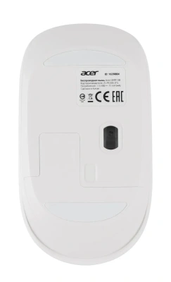 Мышь беспроводная Acer OMR138 белый, 1600 dpi [ZL.MCEEE.01L]