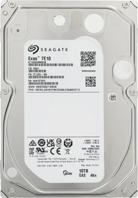 Жесткий диск Seagate SAS 3.0 10TB ST10000NM003B Exos (7200rpm) 256Mb 3.5&quot; [ST10000NM003B]