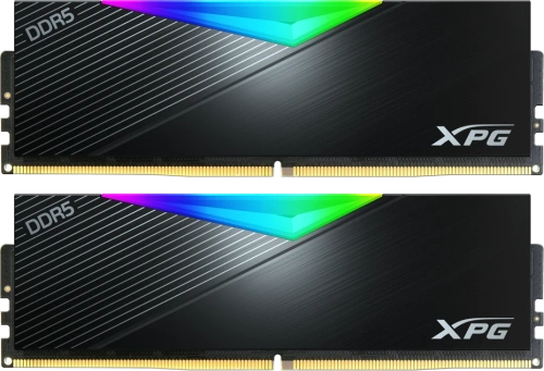 Оперативная память ADATA 32GB DDR5 8000 (2*16Gb) DIMM XPG Lancer RGB 1.45V, CL38-48-48, black [AX5U8000C3816G-DCLARBK]