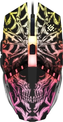 Мышь проводная Defender Prototype GM-670L черный, 2400 dpi, USB, кнопки - 6 [52670]