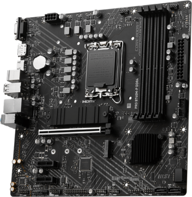 Материнская плата MSI PRO B760M-P DDR4, LGA 1700, Intel B760, 4xDDR4 [PRO B760M-P DDR4]