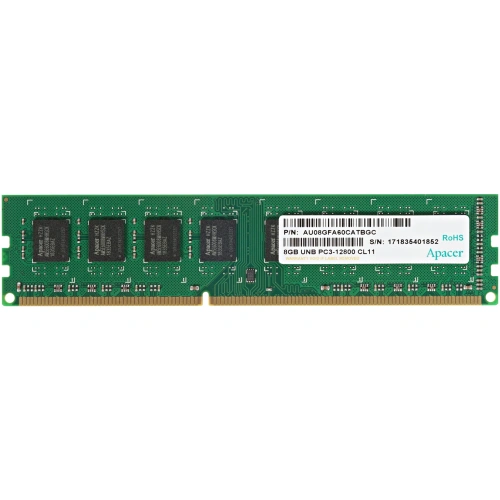 Оперативная память Apacer 8GB DDR3 1600MHz (PC3-12800) DIMM DL.08G2K.KAM [DL.08G2K.KAM]