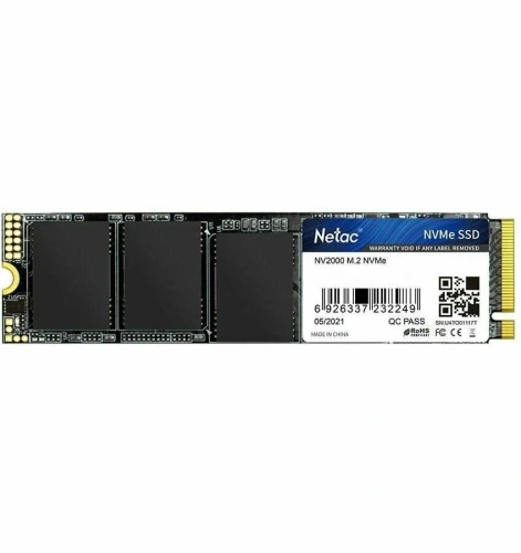 Накопитель SSD Netac 256GB M.2 2280 NV2000 NVMe PCIe [NT01NV2000-256-E4X]