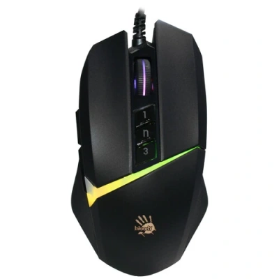 Мышь проводная A4Tech Bloody W60 Max черный, 10000 dpi, USB, кнопки - 10 [W60 MAX]