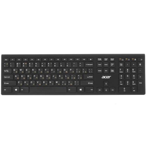 Клавиатура/ Клавиатура беспроводная Acer OKR020 Wireless 2.4G slim Multimedia black [ZL.KBDEE.004]