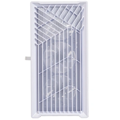 Компьютерный корпус Powercase Mistral Micro X4W, Tempered Glass, 4х 120mm 5-color fan, белый, mATX [CMMXW-L4]