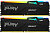 Оперативная память Kingston 16GB DDR5 5200 DIMM FURY Beast Black RGB KF552C40BBAK2-16 kit 2*8,Non-ECC, CL40, 1.25V, 288-pin RTL [KF552C40BBAK2-16]