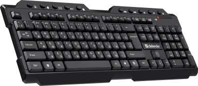 Клавиатура Defender Element HB-195 RU беспроводная USB черный [45195]
