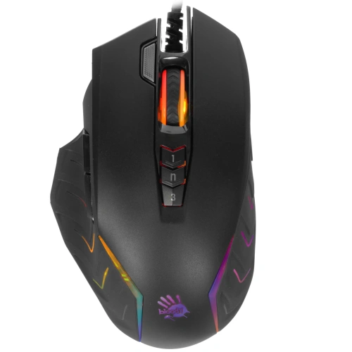 Мышь проводная A4Tech Bloody J95s черный, 8000 dpi, USB, кнопки - 9 [J95S STONE BLACK ACTIVATED]