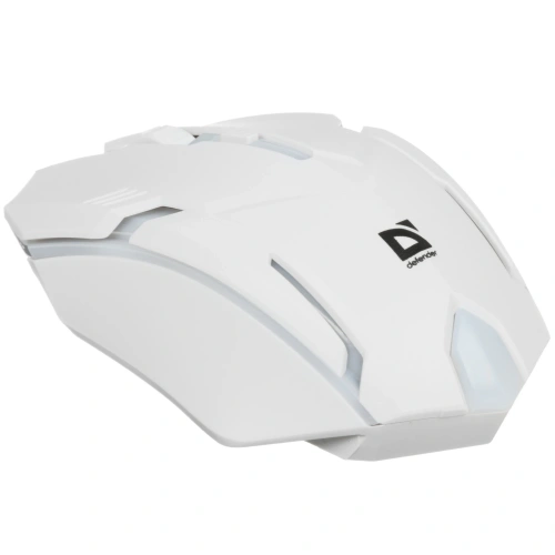 Мышь проводная Defender Cyber MB-560L белый, 1200 dpi, USB, кнопки - 3 [52561]