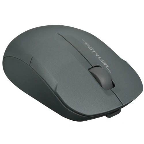 Мышь беспроводная A4Tech Fstyler FG15CS Air2 серый, 1200 dpi, радиоканал, USB, кнопки - 3 [FG15CS AIR2 серый]