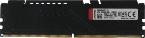 Оперативная память Kingston DDR 5 DIMM 16Gb PC44800, 5600Mhz, Kingston FURY Beast Black EXPO CL36 (KF556C36BBE-16) (retail) [KF556C36BBE-16]