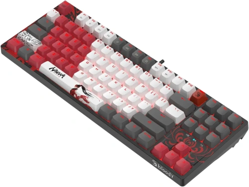 Клавиатура A4Tech Bloody S87 Naraka проводная USB черный/красный [S87]
