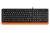 Клавиатура A4Tech Fstyler FKS10 проводная, USB, черный/оранжевый [FKS10 ORANGE]
