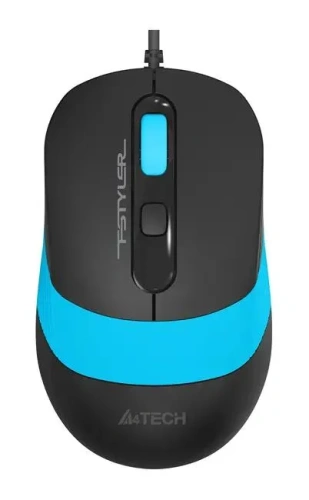 Мышь проводная A4Tech Fstyler FM10 черный/синий, 1600 dpi, USB, кнопки - 4 [FM10 BLUE]