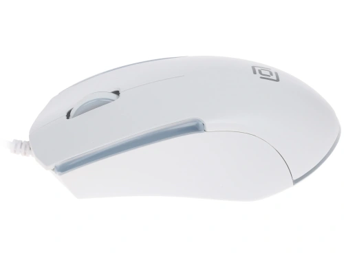 Мышь проводная Oklick 245M белый, 1000 dpi, USB, кнопки - 3 [245M белый]