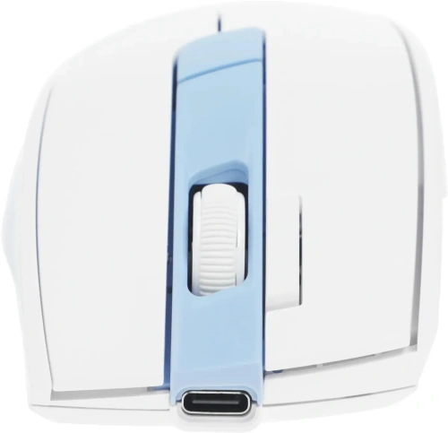 Мышь беспроводная A4Tech Fstyler FG45CS Air2 голубой/белый, 2000 dpi, кнопки - 7 [FG45CS AIR2 USB (ICY BLUE)]