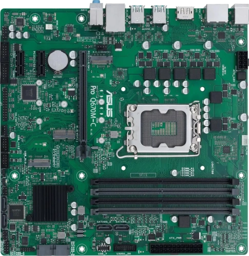 Материнская плата ASUS Pro Q670M-C-CSM, LGA 1700, Intel Q670 [PRO Q670M-C-CSM]