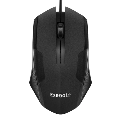 Мышь проводная ExeGate SH-9025 OEM черный, 1000 dpi, USB, кнопки - 3 [EX279941RUS]