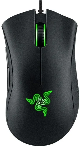 Мышь проводная Razer DeathAdder Essential черный, 6400 dpi, USB, кнопки - 5 [RZ01-03850100-R3C1/RZ01-03850100-R3M1]