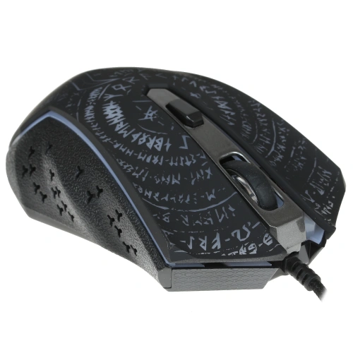 Мышь проводная Qumo Valhalla M35 черный, 3200 dpi, USB, кнопки - 6 [Valhalla M35]