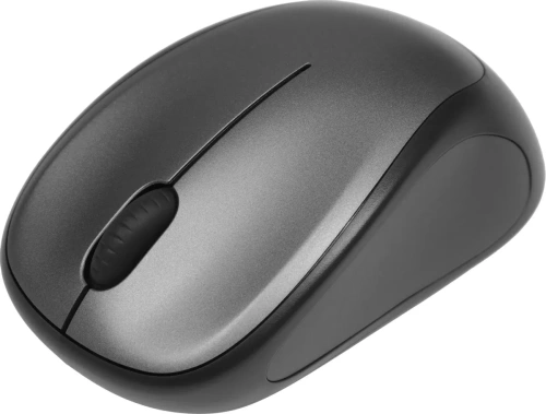 Мышь беспроводная Logitech M235 серый/черный, 1000 dpi, радиоканал, USB, кнопки - 3 [910-002201/910-002692]
