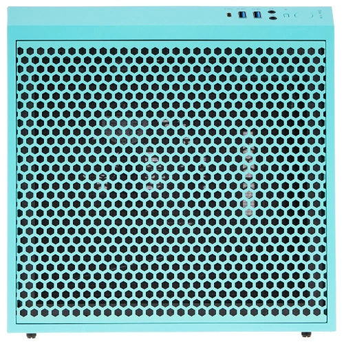 Компьютерный корпус Thermaltake The Tower 100 Turquoise черный без БП [CA-1R3-00SBWN-00]