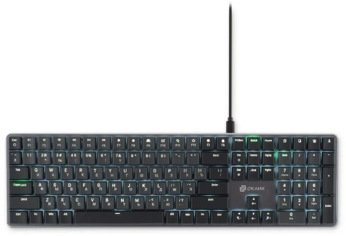 Клавиатура Oklick K953X (1901086) проводная, USB, черный/серый [1901086]