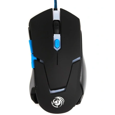 Мышь проводная Dialog Gan-Kata черный, 2400 dpi, USB, кнопки - 6 [MGK-12U]